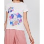 Koton Kadın Beyaz Kısa Kollu Bisiklet Yaka T-Shirt 8YAK13691EK