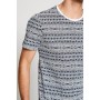 Koton Erkek Gri Kısa Kollu Bisiklet Yaka T-Shirt 8YAM11300CK023
