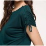 DeFacto Kadın Omuzları Büzgü Detaylı T-shirt I9493AZ GN465