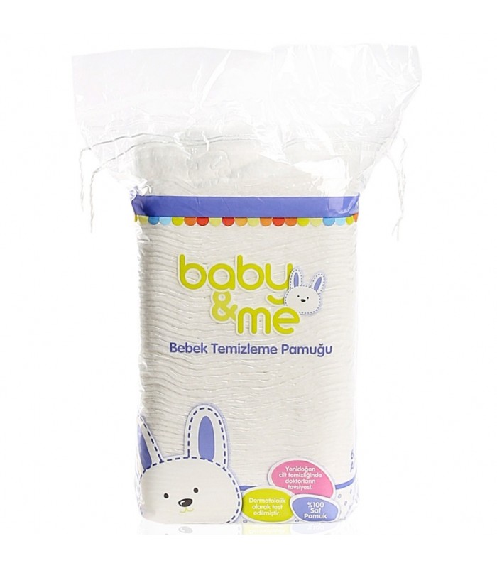 baby&amp;me Bebek Temizleme Pamuğu 60 adet