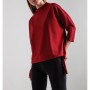 Koton Kadın Bordo T-Shirt 8KAK13668EK480
