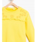 Koton Kız Çocuk İşlemeli Sweatshirt 8KKG17038OK151