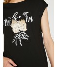 Koton Kadın Baskılı T-Shirt 8YAK33498EK999