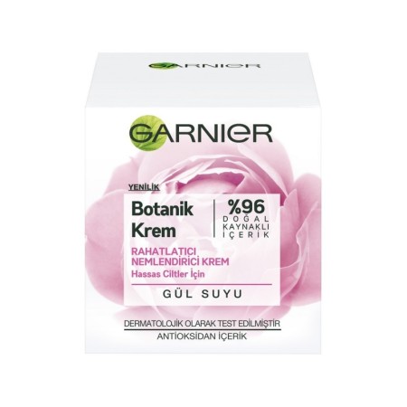 Garnier Botanik Gül Suyu Rahatlatıcı Nemlendirici Krem 50 Ml