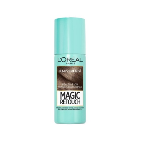 L'Oreal Paris Beyaz Saçlar için Kapatıcı Kahverengi Saç Spreyi - Magic Retouch 75 ml