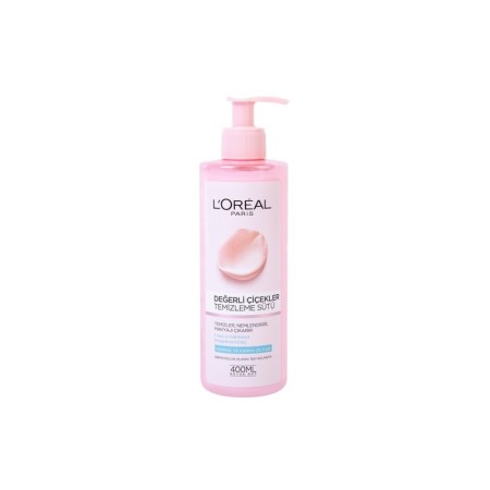 L'Oreal Paris Değerli Çiçekler Normal ve Karma  Ciltler için Yüz Temizleme Sütü 400 ml