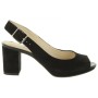 Clarks Kelda Spring Black Suede Kadın Topuklu Ayakkabı