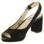 Clarks Kelda Spring Black Suede Kadın Topuklu Ayakkabı