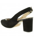 Clarks Kelda Spring Black Suede Kadın Topuklu Ayakkabı