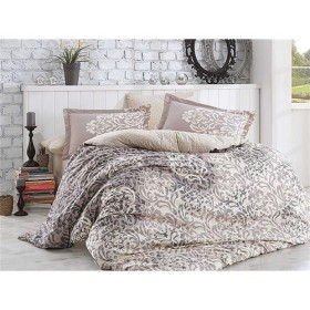 Hobby Çift Kişilik Poplin Nevresim Takımı Serenity Gri