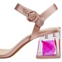 Zara Rosad Osc Dark Pink Kadın Topuklu Ayakkabı 1303/301/062