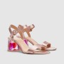 Zara Rosad Osc Dark Pink Kadın Topuklu Ayakkabı 1303/301/062