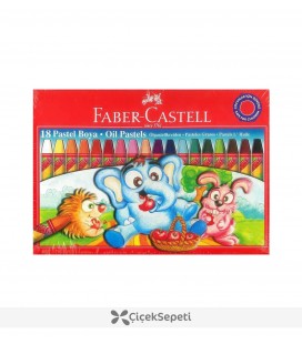 Faber Castell Pastel Boya 18 Renk Çantalı