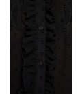 Zara Kadın Dantelli Siyah Bluz 5598 021