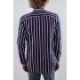 Tommy Jeans Çizgili Mavi Koton Erkek Gömlek DM0DM04486902