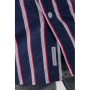 Tommy Jeans Çizgili Mavi Koton Erkek Gömlek DM0DM04486902
