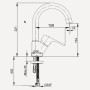 ECA Niobe Kuğu Lavabo Bataryası 102188054