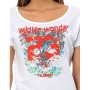 Hummel Wildlife Ss Tee Kadın Tişört T08709-9001