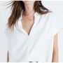 Madewell Kadın Beyaz Kısa Kollu Gömlek G0212