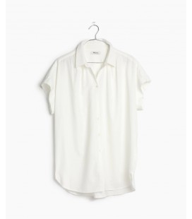 Madewell Kadın Beyaz Kısa Kollu Gömlek G0212