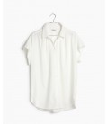 Madewell Kadın Beyaz Kısa Kollu Gömlek G0212