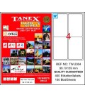 Tanex Etiket 99.1 x 139 mm Tw-2004 Beyaz Sevkiyat ve Lojistik Etiketi