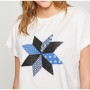 Koton Kadın Beyaz Kısa Kollu Bisiklet Yaka T-Shirt 8YAL11857JK