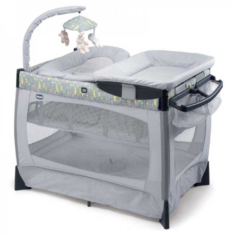 Chicco Lullaby Europa Design Park Yatak Silver