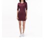 Lacoste Kadın Slim Fit Bordo Elbise EF1805.05F