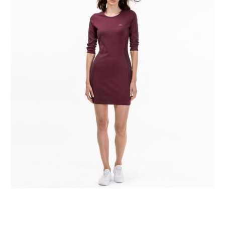 Lacoste Kadın Slim Fit Bordo Elbise EF1805.05F