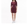 Lacoste Kadın Slim Fit Bordo Elbise EF1805.05F