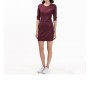 Lacoste Kadın Slim Fit Bordo Elbise EF1805.05F