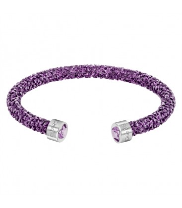 Swarovski Bilezik Crystaldust Cuff Heart Purple Size M Limited Edition 5278499