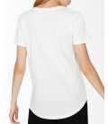 Koton Kadın Beyaz Yazılı Baskılı T-Shirt 9KAL11077JK