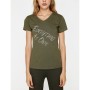 Koton Yazılı Baskılı T-Shirt Haki 9KAL11237JK856