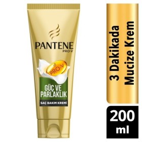 Pantene 3 Minute Miracle Saç Bakım Kremi Güç ve Parlaklık 200 Ml