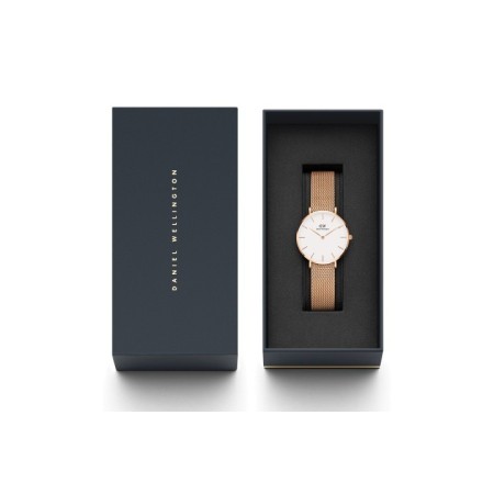 Daniel Wellington Women Classic Petite Melrose Rose Gold & White - 32Mm DW00100163