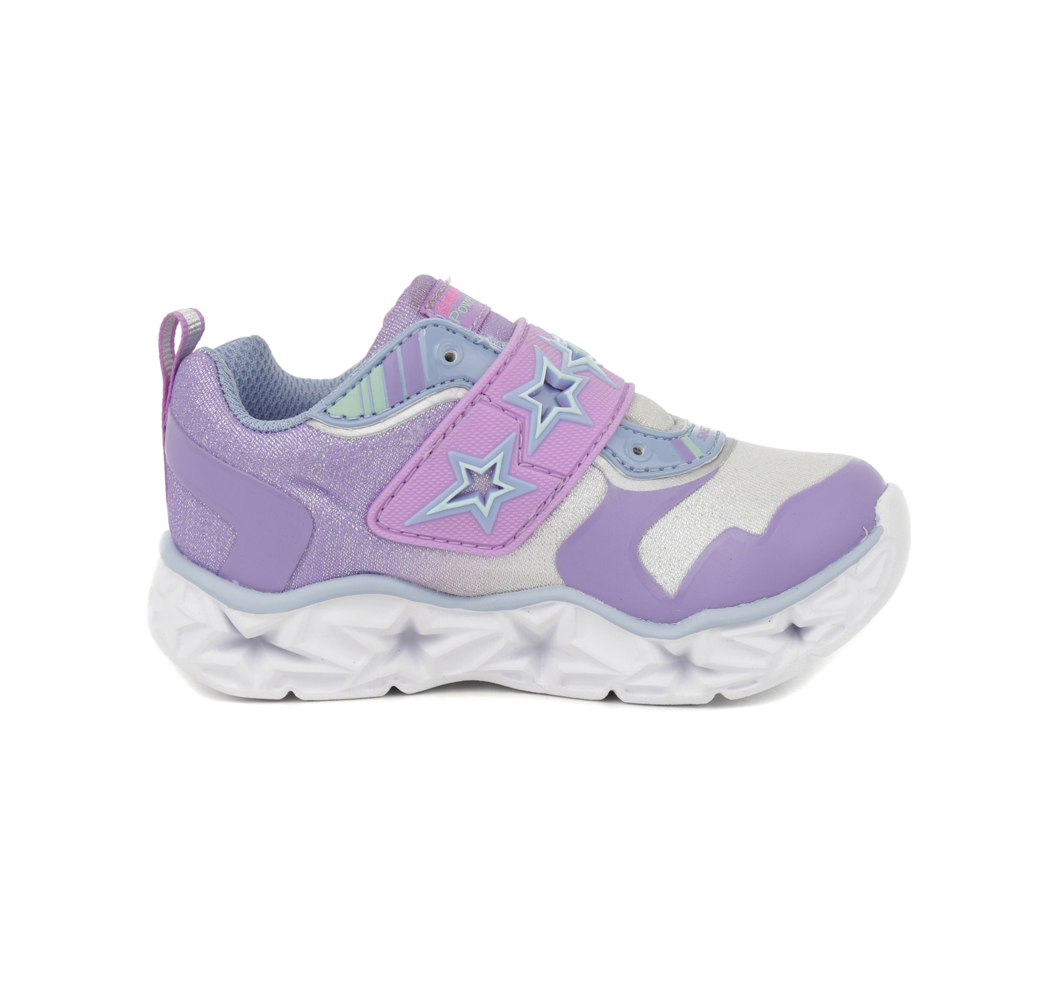 Skechers kids' galaxy lights-cosmic kick clearance sneaker