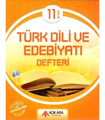 11. Sınıf Türk Dili ve Edebiyatı Defteri Açık Ara Yayınları