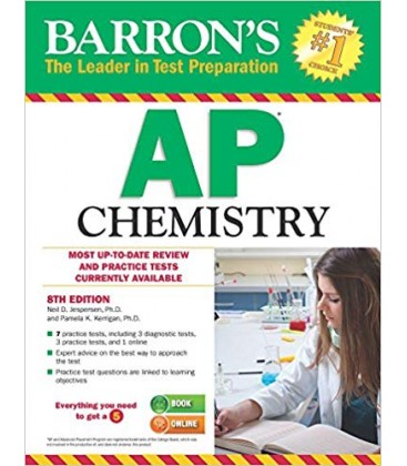 Barron's AP Chemistry, 8th Edition 8th - Neil D. Jespersen Ph.D. - Pamela Kerrigan