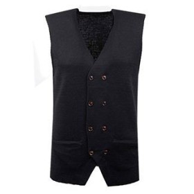 Damat Triko Yelek 9EF060636800 Lacivert