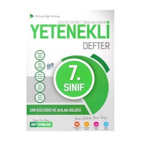 7. Sınıf Yetenekli Din Kültürü ve Ahlak Bilgisi Defter DDY Yayınları