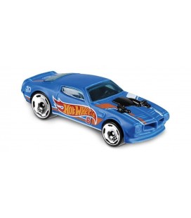 Hot Wheels - '70 Pontiac Firebird Blue 2018 HW 50 Race Team 288/365 Metal Model Araba