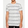 Koton Desenli Erkek T-Shirt Beyaz 7YAM14806OK000