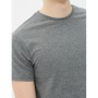 Koton Erkek Düz T-Shirt Antrasit 7YAM12136LK18A
