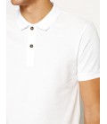 Koton Polo Yaka T-Shirt Beyaz 7YAM12133LK000
