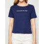 Koton Kadın Yazılı Baskılı T-Shirt Lacivert 7YAL11684JK734