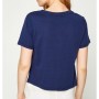 Koton Kadın Yazılı Baskılı T-Shirt Lacivert 7YAL11684JK734