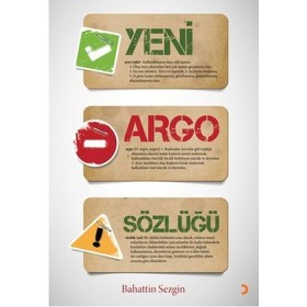 Yeni Argo Sözlüğü - Bahattin Sezgin Yayınevi - Cinius