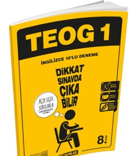 8. Sınıf TEOG 1 İngilizce 10 Deneme Hız Yayınları